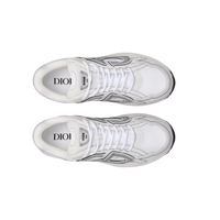 Dior B30 White Mesh and Technical Fabric Low Top Sneakers heel view