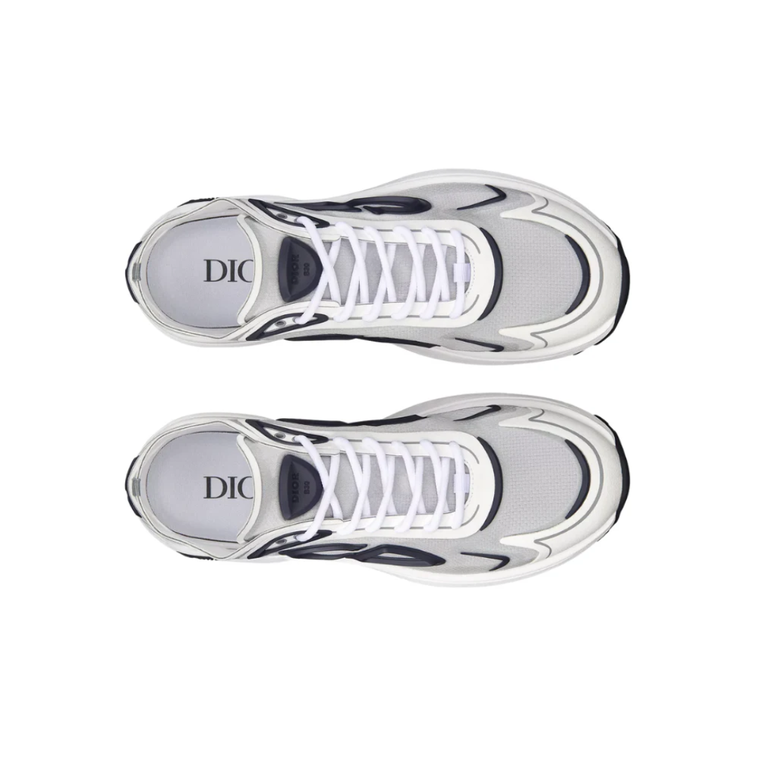 Dior B30 Countdown Tech Sneaker "White and Gray"