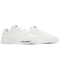 Dolce & Gabbana Portofino White sneakers upper detail
