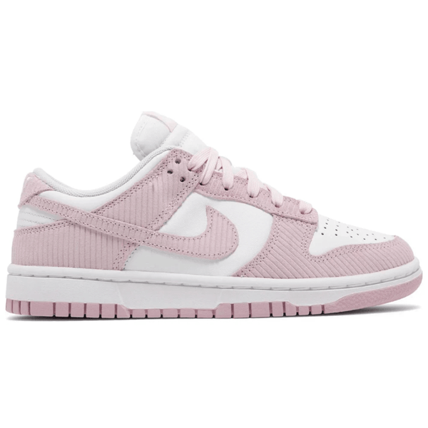 Nike Dunk Low Pink Corduroy sneakers side profile