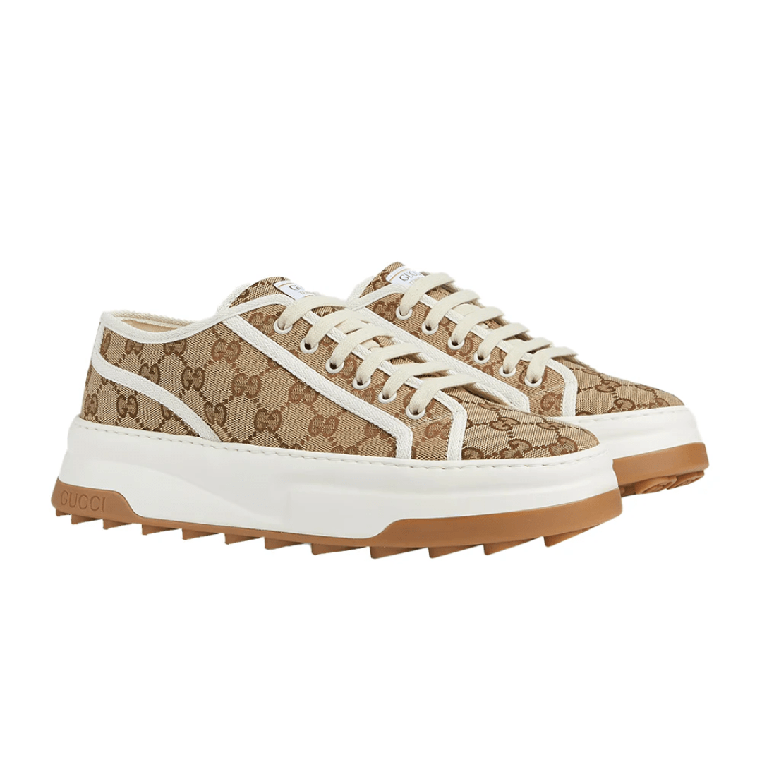 Gucci Men's Black Beige gg Trainers
