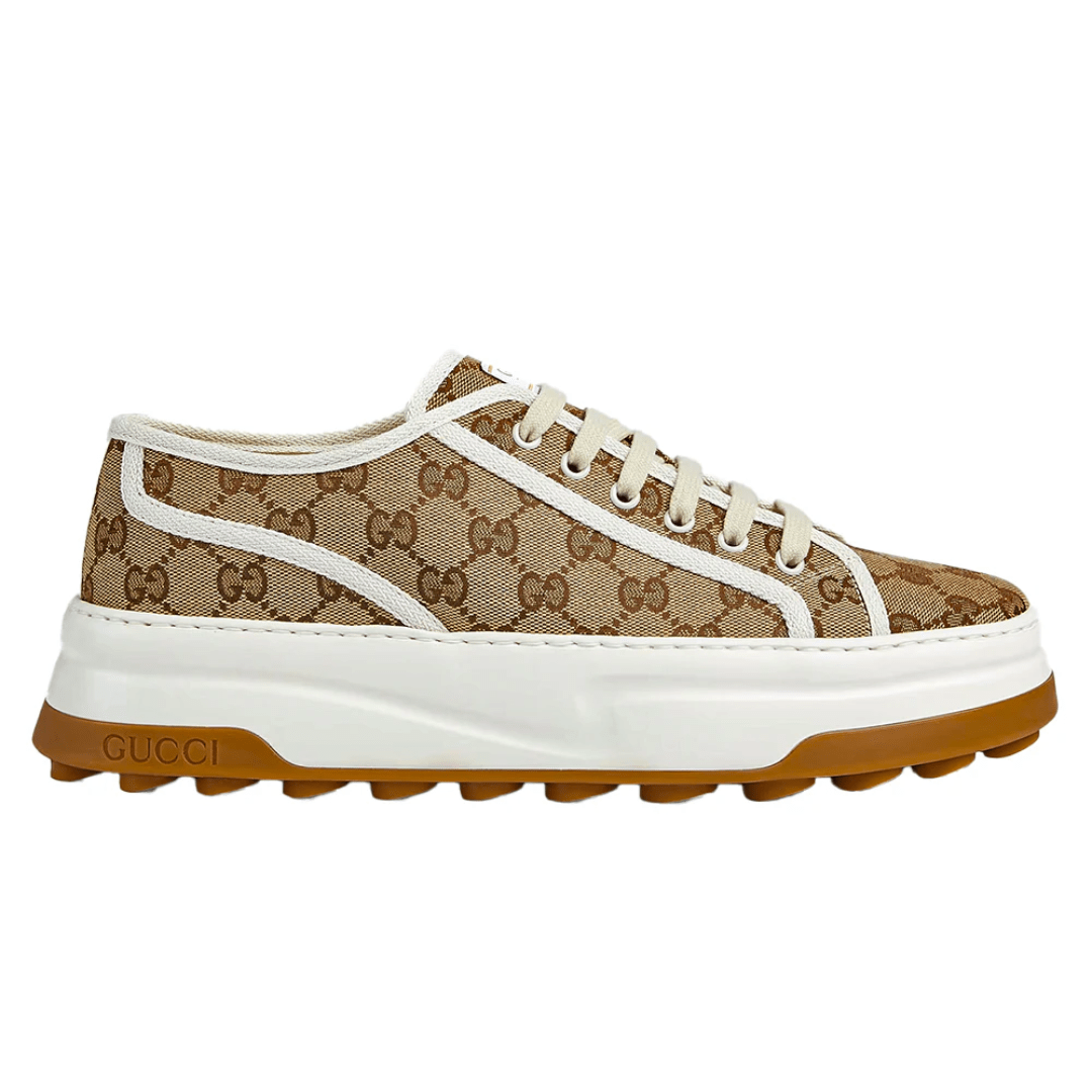 Gucci Men's Black Beige gg Trainers