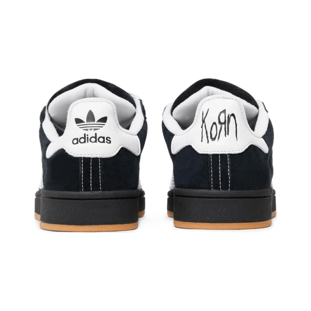 Korn x adidas Campus 00s Black Gum sneakers heel view