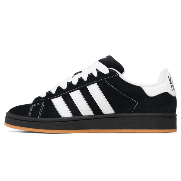 Korn x adidas Campus 00s Black Gum sneakers on feet Dubai