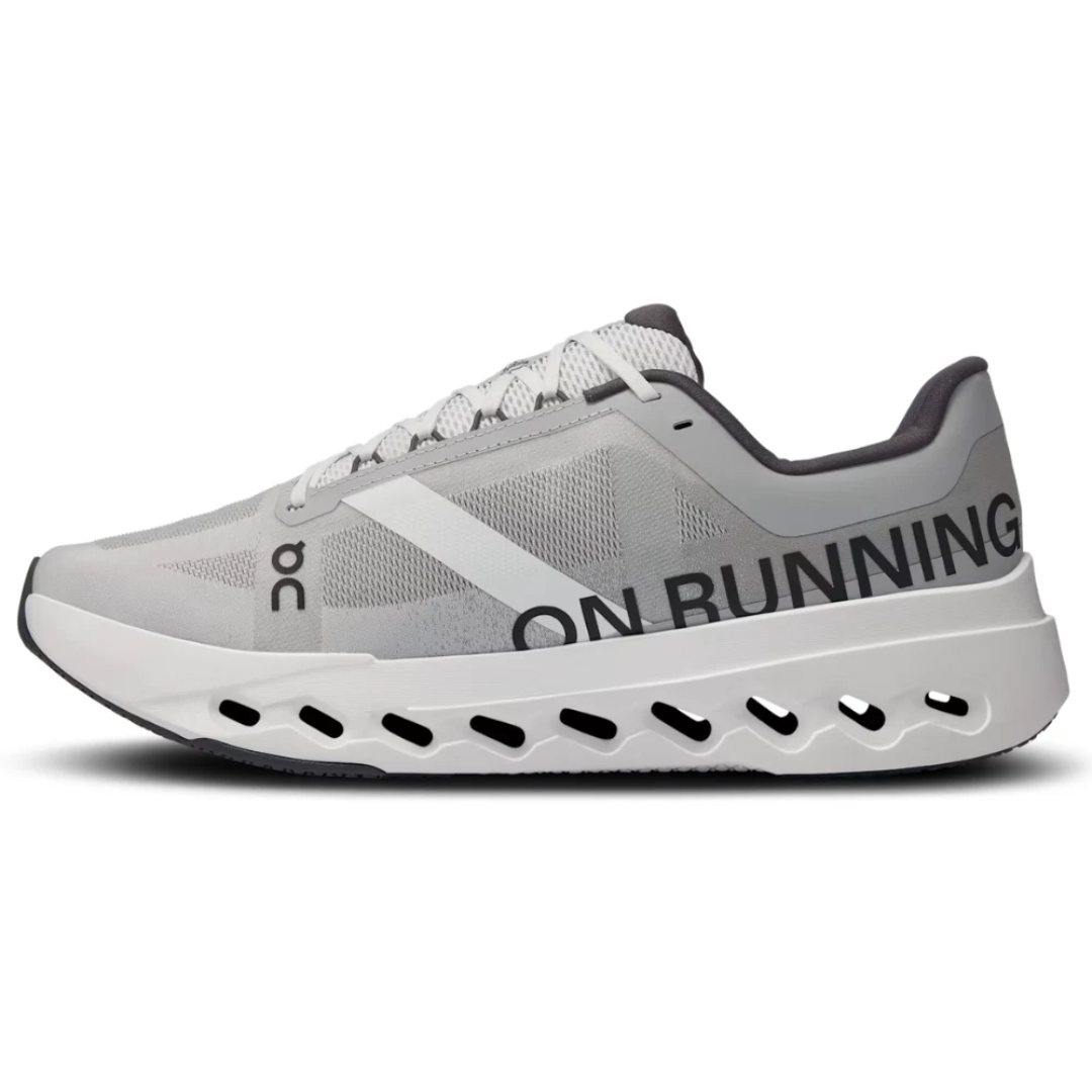 On Cloudsurfer Next Wide " Glacier | White "