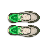 Loewe x On Running Cloudsolo Khaki Green Sand macro texture