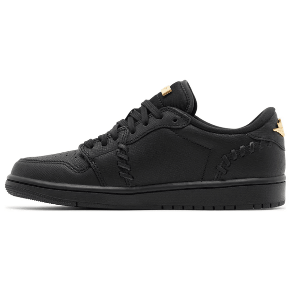 Nike Air Jordan 1 Low Method of Make Black sneakers on feet Dubai