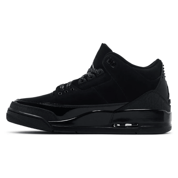 Nike Air Jordan 3 Retro Black Cat 2025 sneakers on feet Dubai