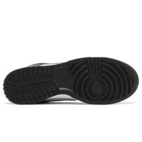 Nike Dunk Low Mini Swoosh Black Total Orange macro texture