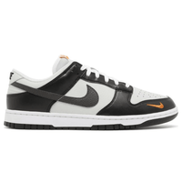 Nike Dunk Low Mini Swoosh Black Total Orange side profile