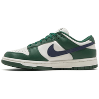 Nike Dunk Low Gorge Green sneakers on feet Dubai
