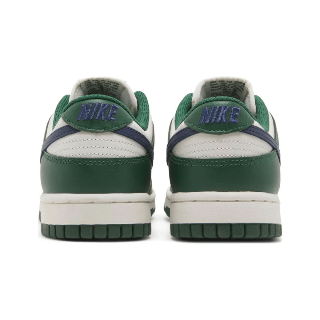 Nike Dunk Low Gorge Green sneakers heel view