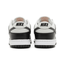 Nike Dunk Low Mini Swoosh Black Total Orange heel view