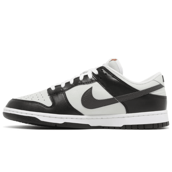 Nike Dunk Low Mini Swoosh Black Total Orange on feet Dubai