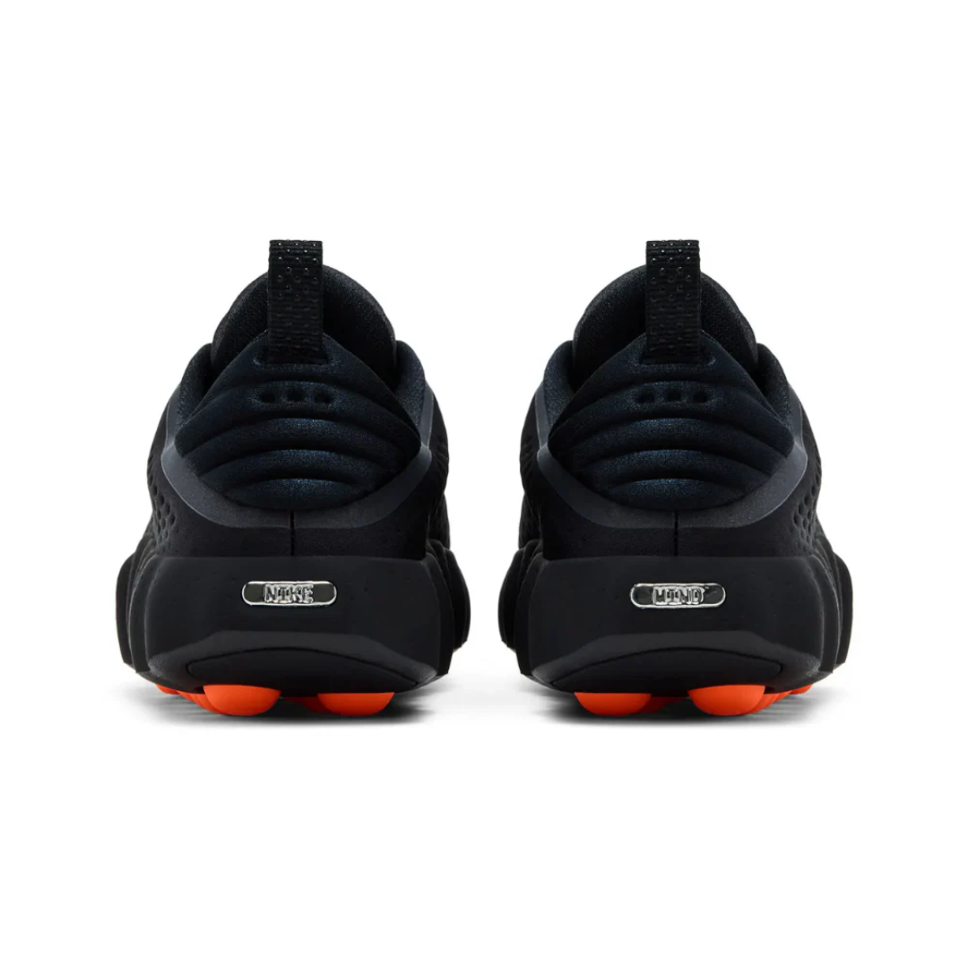 Nike Mind 002 'Black Hyper Crimson' heel view