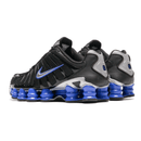 Nike Shox TL Black Racer Blue sneakers on feet Dubai