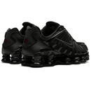 Nike Shox TL Black Max Orange sneakers heel view