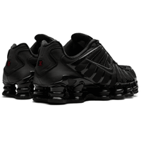 Nike Shox TL Black Max Orange sneakers heel view