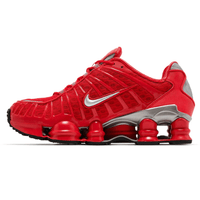 Nike Shox TL Speed Red sneakers on feet Dubai