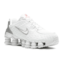 Nike Shox TL White sneakers on feet Dubai