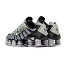 Nike Shox TL Wolf Grey Lime heel view