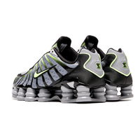 Nike Shox TL Wolf Grey Lime heel view