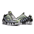 Nike Shox TL Wolf Grey Lime on feet Dubai