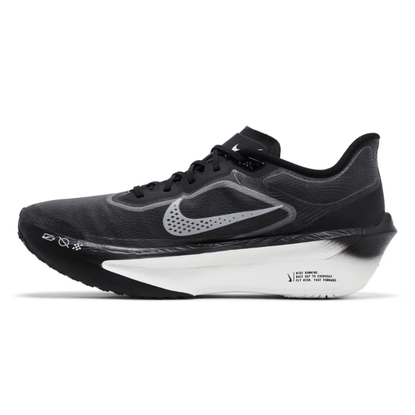 Nike Zoom Fly 6 Black Light Smoke Grey White on feet Dubai