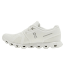 On Cloud 5 Undyed–White White on feet Dubai