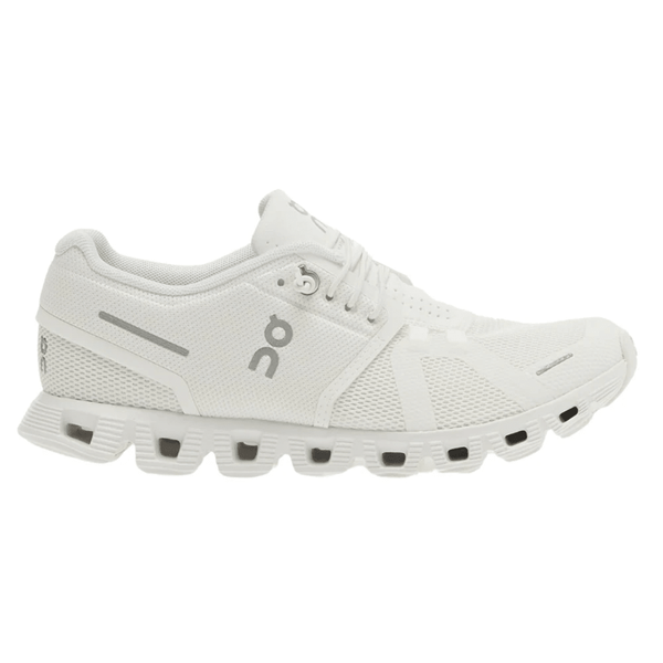 On Cloud 5 Undyed–White White side profile