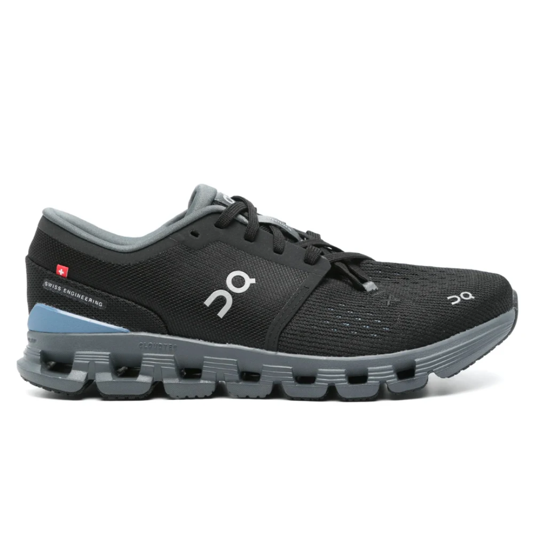 On Cloud X 4 "Black | Chambray"