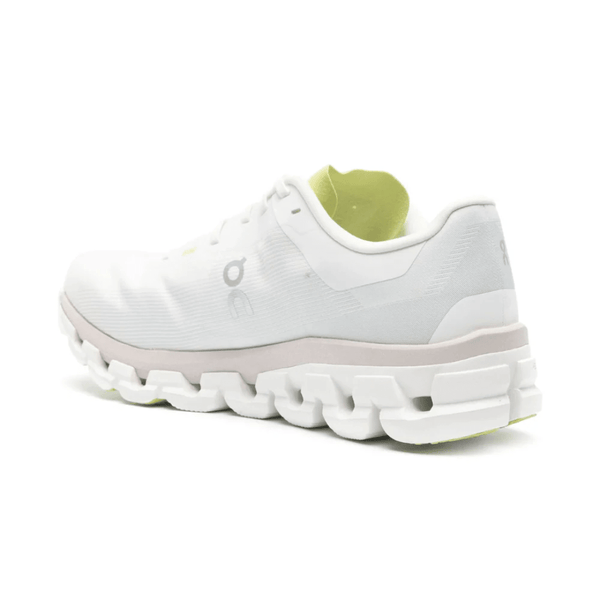 Cloudflow 4 White Sand Beige Lime Green on feet Dubai