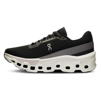 On Running Cloudmonster 2 Black Frost heel view