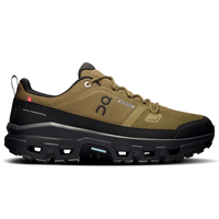 On Cloudrock Low Waterproof Hunter Black side profile