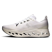 On Cloudsurfer Max White White on feet Dubai