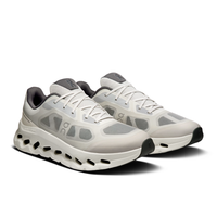 Layered upper and laces of On Cloudtilt Remix Alloy Ivory