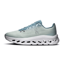 Front view of blue and white On Cloudtilt men’s shoes