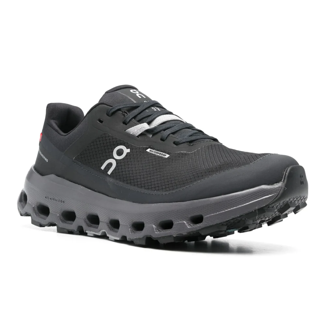 On Cloudvista 2 Waterproof Black Eclipse heel view