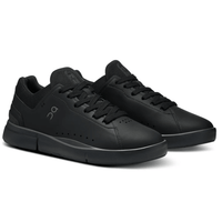 On Running The Roger Advantage All Black heel view