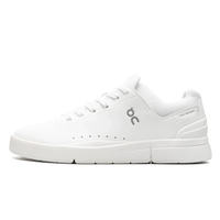 On Running The Roger Advantage 2 White Undyed heel view