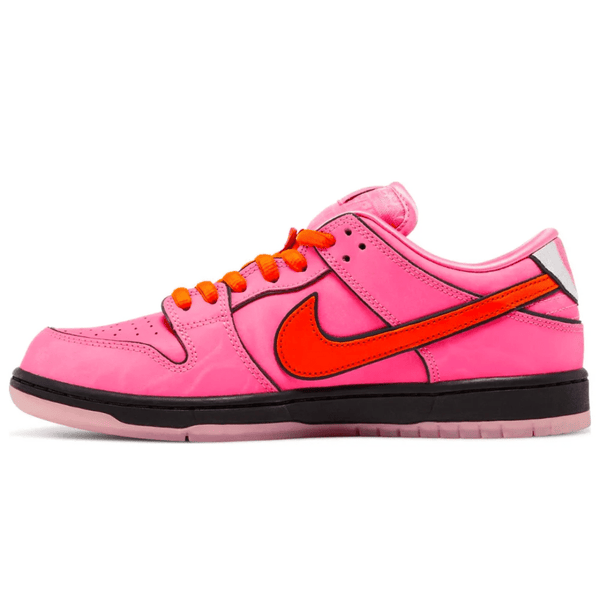 The Powerpuff Girls x Dunk Low Pro SB QS Blossom sneakers on feet Dubai