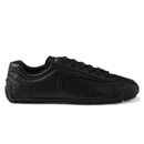 Prada Montecarlo Re-edition 2005 Antiqued Nappa Leather Sneakers Black side profile