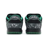 THERE Skateboards x Dunk Low SB Ultra Humanized Special Box sneakers tongue detail