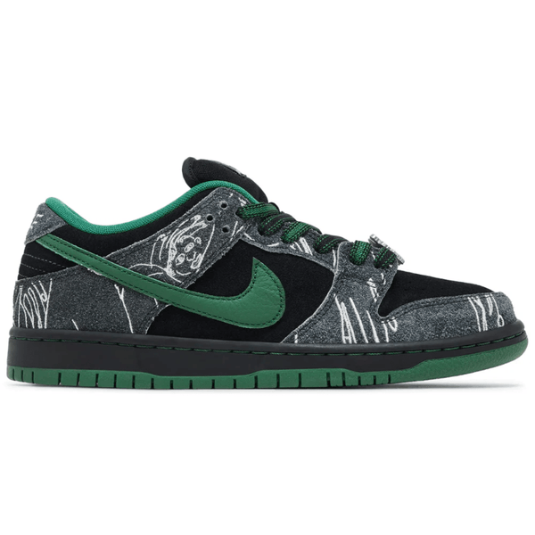 THERE Skateboards x Dunk Low SB Ultra Humanized Special Box sneakers side profile