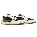 Travis Scott x Wmns Air Jordan 1 Retro Low OG Olive sneakers heel view