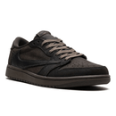 Travis Scott x Air Jordan 1 Low OG Velvet Brown heel view