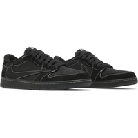 Travis Scott x Air Jordan 1 Low OG SP Black Phantom sneakers heel view