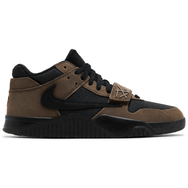 Travis Scott x Jordan Jumpman Jack TR Dark Mocha sneakers side profile