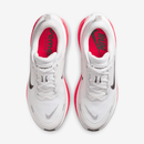 Nike Vomero Plus White | Bright Crimson top view