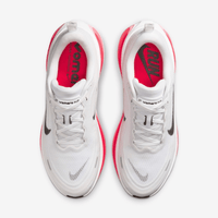 Nike Vomero Plus White | Bright Crimson top view